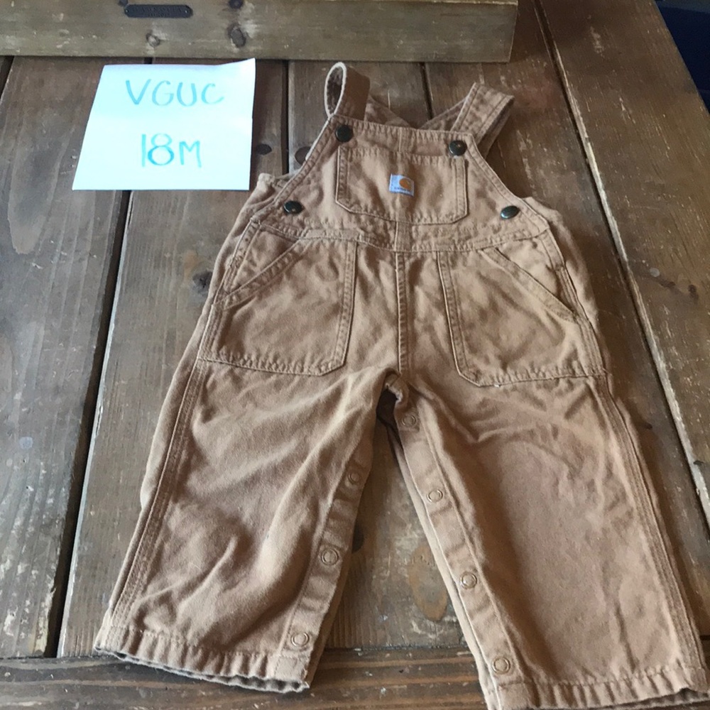 Carhartt 12m khaki overalls